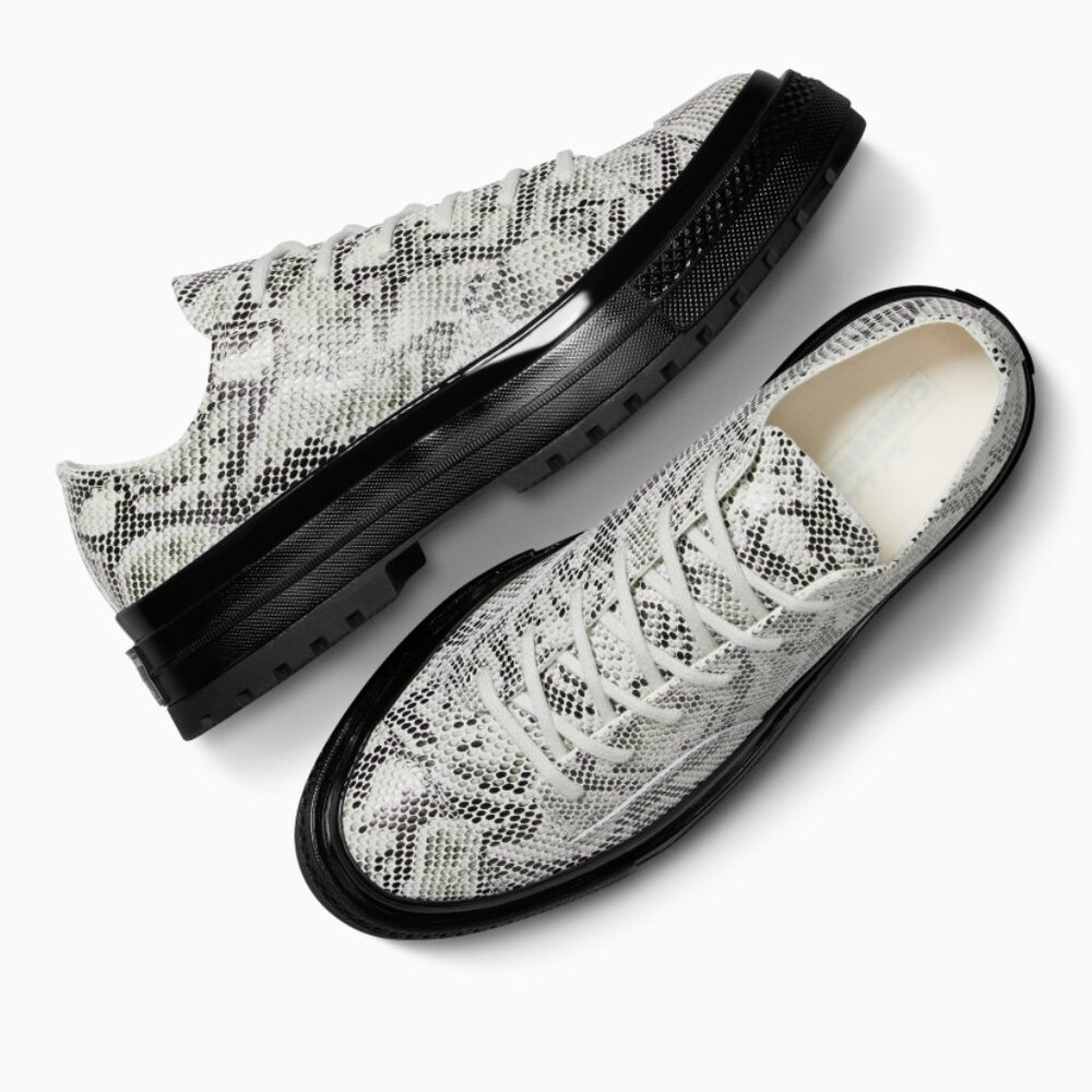 CONVERSE Chuck 70 Formal Suede Snake Oxford Boat Shoe Mens Size 9.5/10 READ NEW - Picture 14 of 16